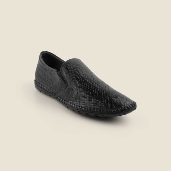 Men Black Casual Moccasin