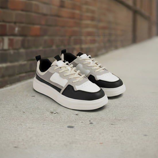 Men Black Casual Sneakers