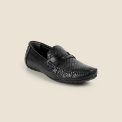 Men Black Casual Loafers
