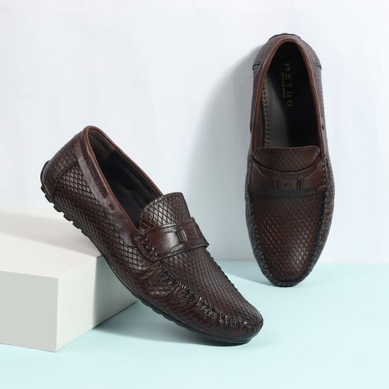 Men Brown Casual Loafers
