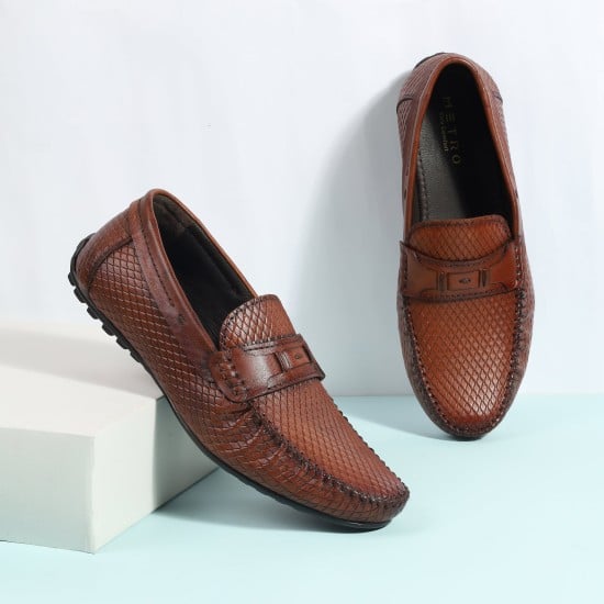 Men Tan Casual Loafers