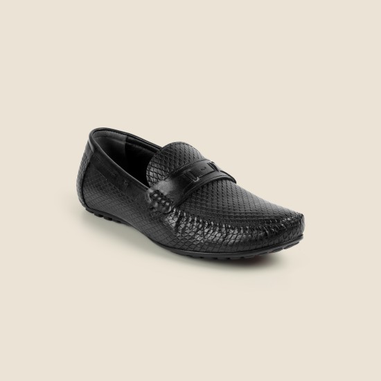 Men Black Casual Loafers