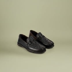 Men Black Formal Moccasin