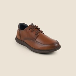 Men Tan Formal Lace Up