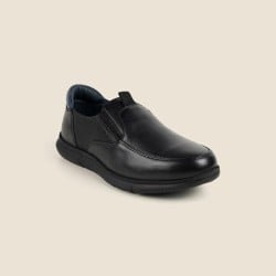 Men Black Casual Slip Ons