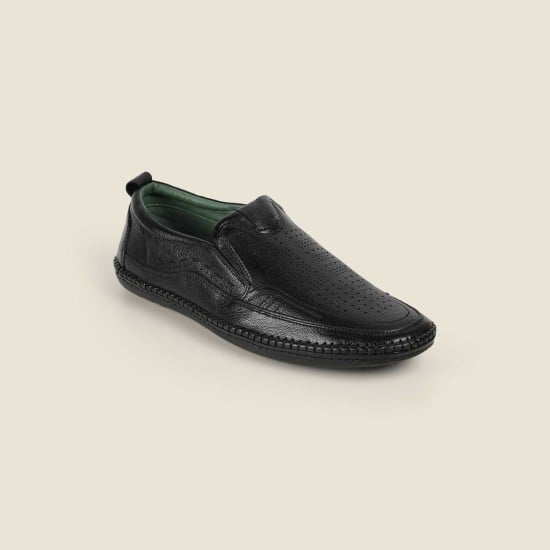 Men Black Casual Loafers