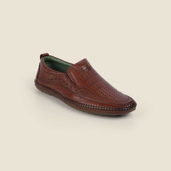 Men Tan Casual Loafers