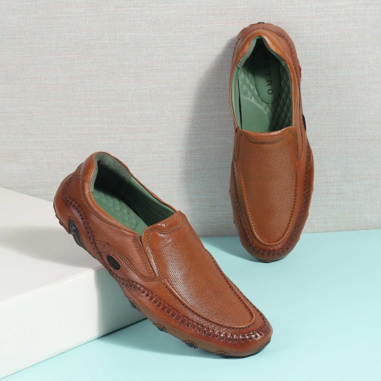 Men Tan Casual Loafers