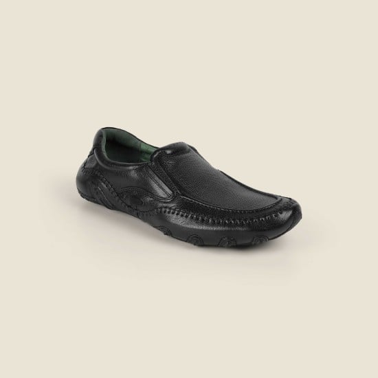 Men Black Casual Loafers