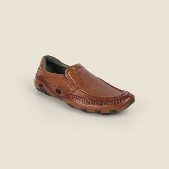 Men Tan Casual Loafers
