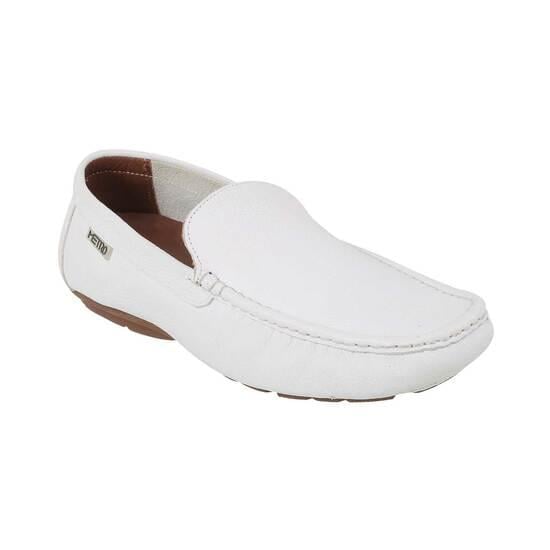 Men White Casual Loafers