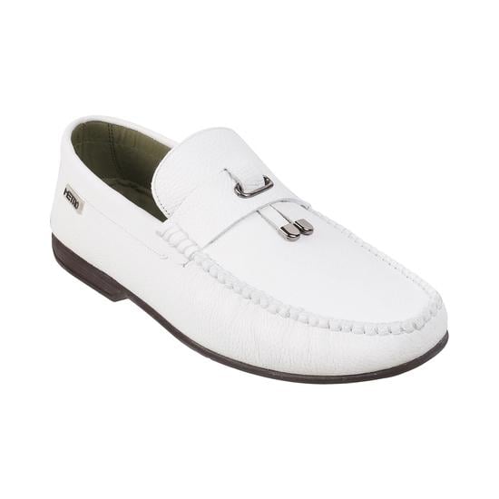Men White Casual Loafers