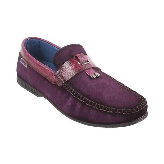 Men Purple Casual Loafers