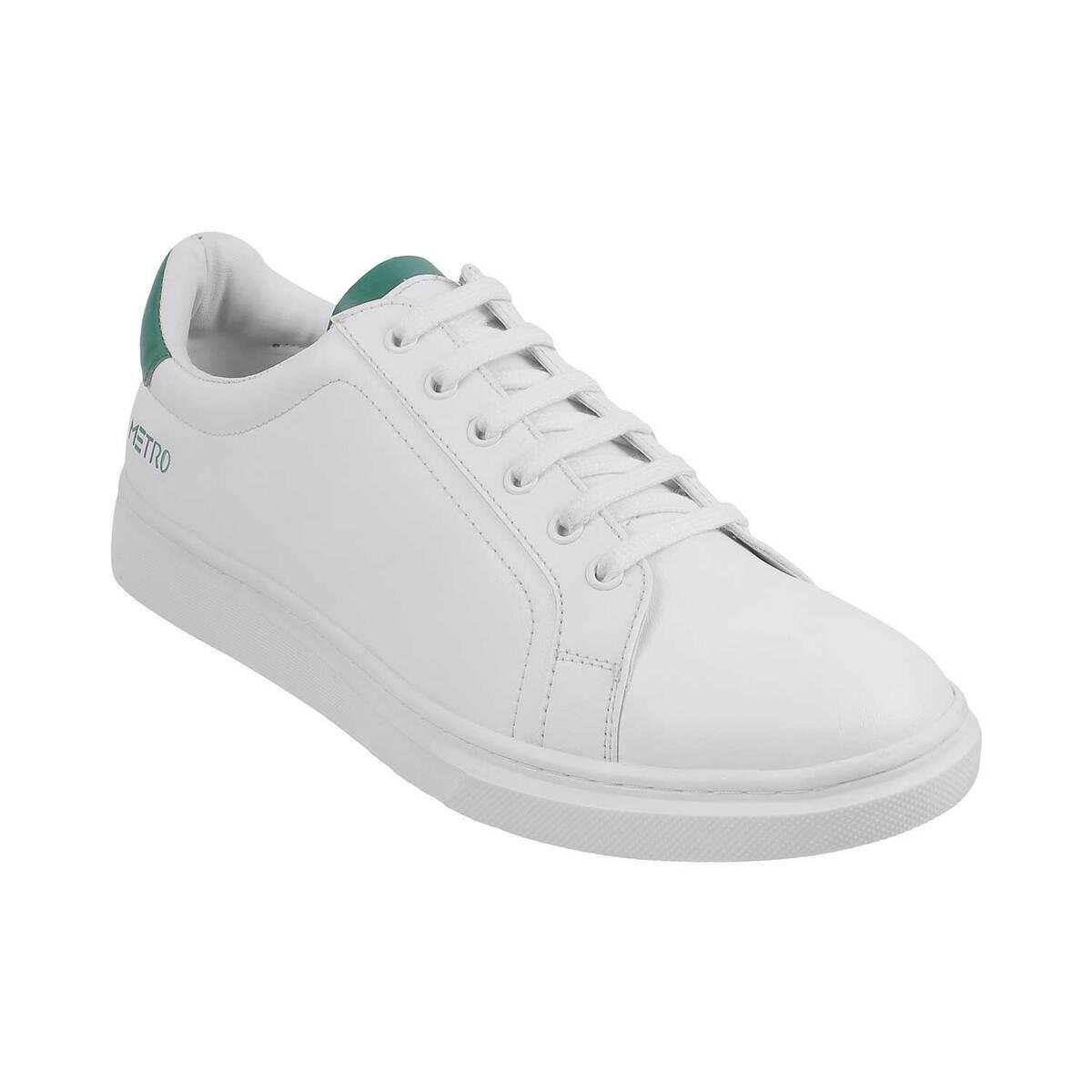 Buy Men Green Casual Sneakers Online | SKU: 71-66-21-40-Metro Shoes