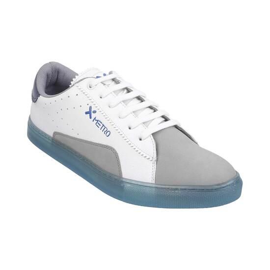 Men White-blue Casual Sneakers