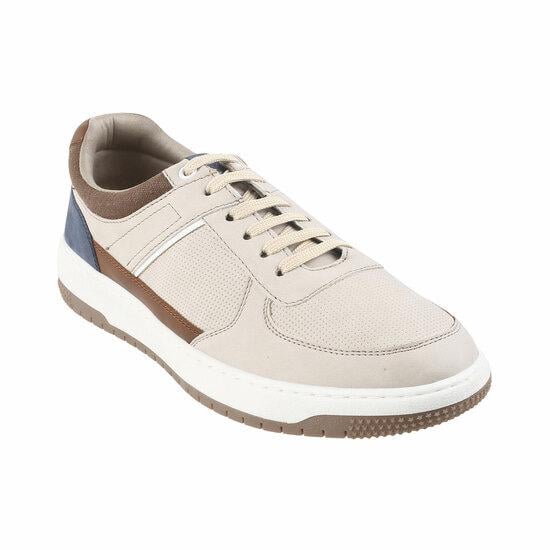 Men Beige Casual Sneakers