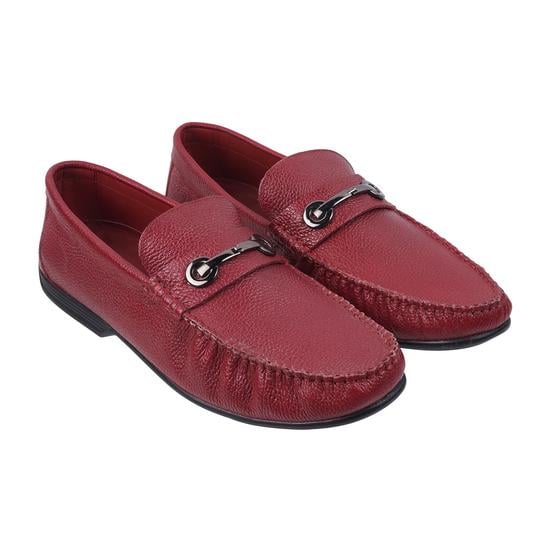 Men Red Casual Loafers