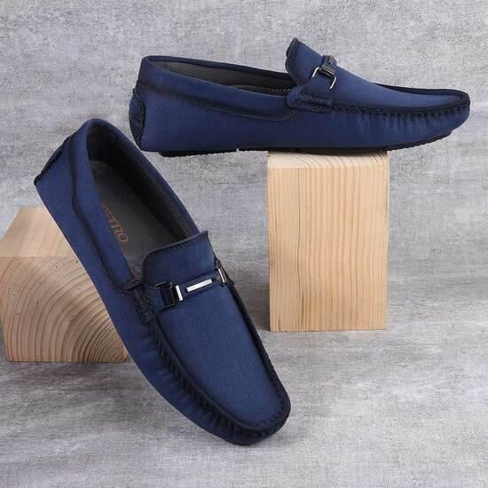 Men Blue Casual Loafers