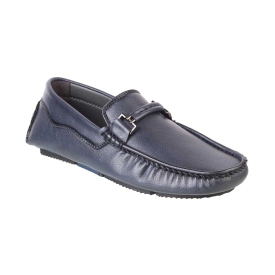Men Blue Casual Loafers