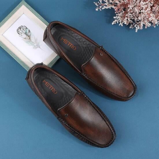 Men Brown Casual Loafers