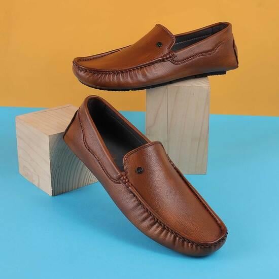 Men Tan Casual Loafers