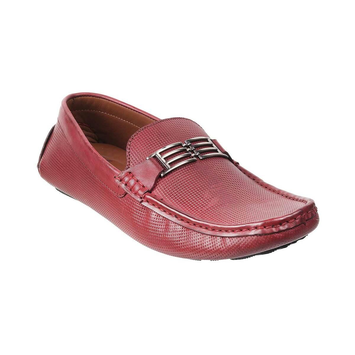 Buy Genx Men Red Casual Loafers Online