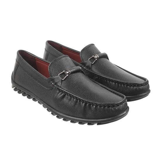 Men Black Casual Loafers