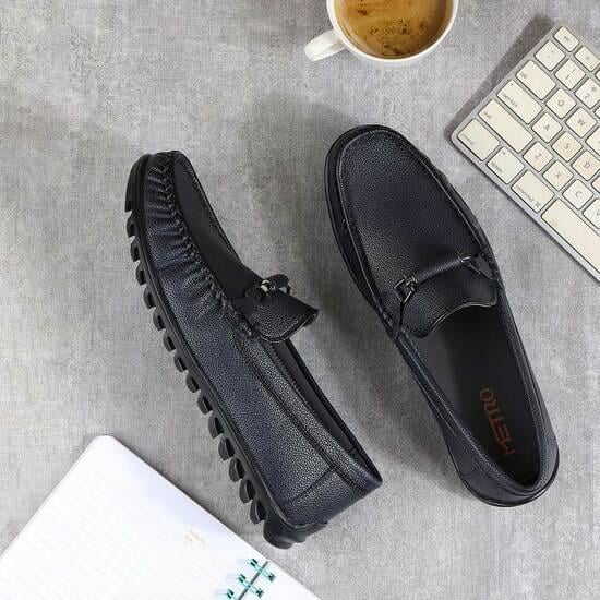 Men Blue Casual Loafers