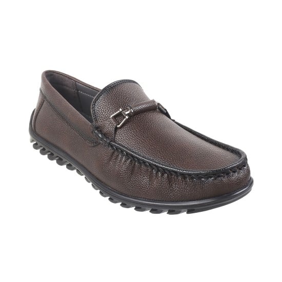 Men Brown Casual Loafers