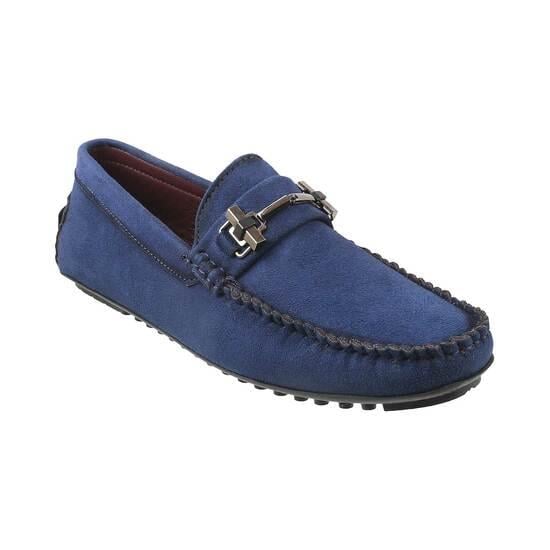 Metro Navy-Blue Casual Loafers