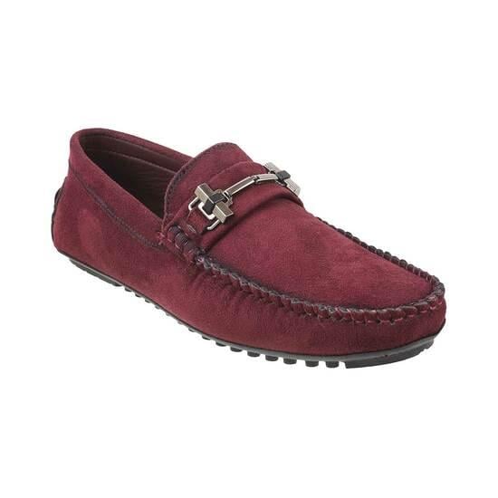 Men Wine Casual Loafers