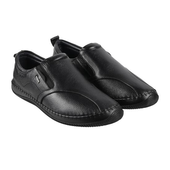 Men Black Semi Formal Moccasin