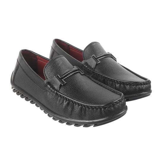 Men Black Casual Loafers