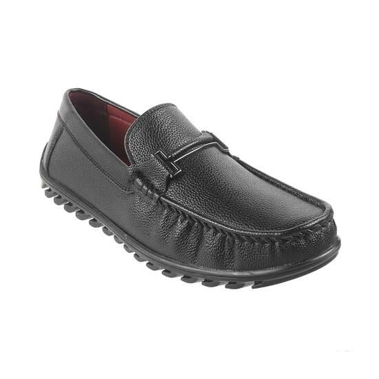 Men Black Casual Loafers