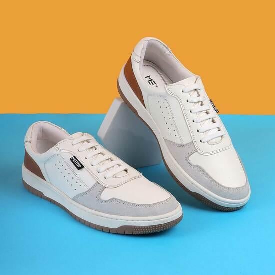 Men White Casual Sneakers