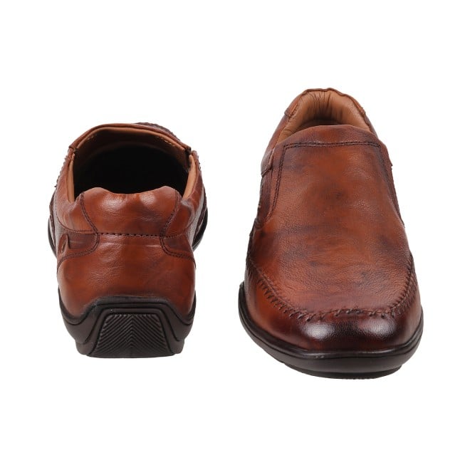 Buy Metro Men Tan Casual Moccasin Online | SKU: 71-9013-23-40