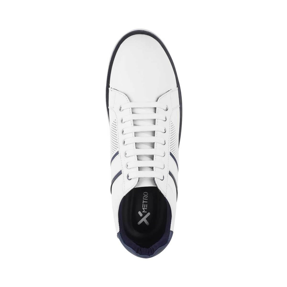 Buy Mochi Mens White Sneakers Mochi Plain White Sneakers Online