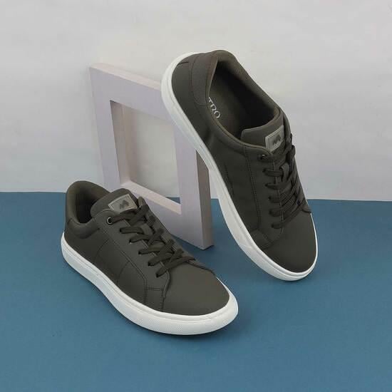 Men Olive Casual Sneakers