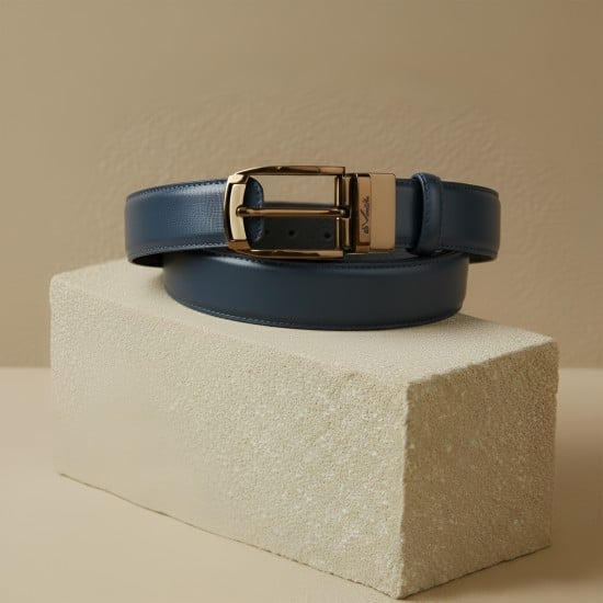 Men Blue-navy Belts