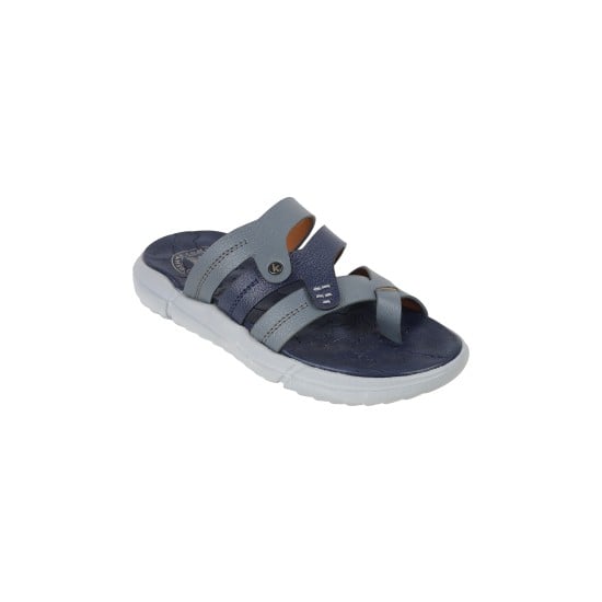 Boys Blue-navy Casual Slippers