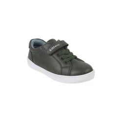 Boys Olive Casual Lace Up