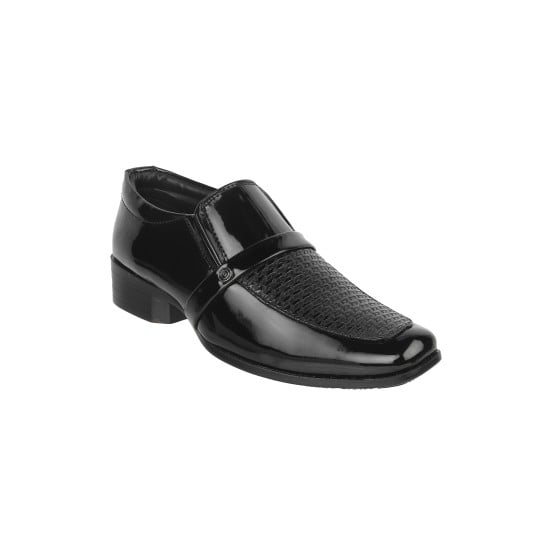 Boys Black Formal Moccasin
