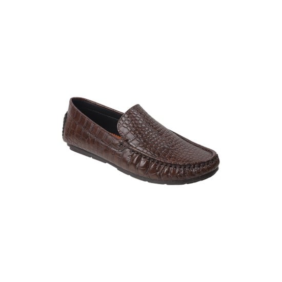 Boys Brown Casual Loafers
