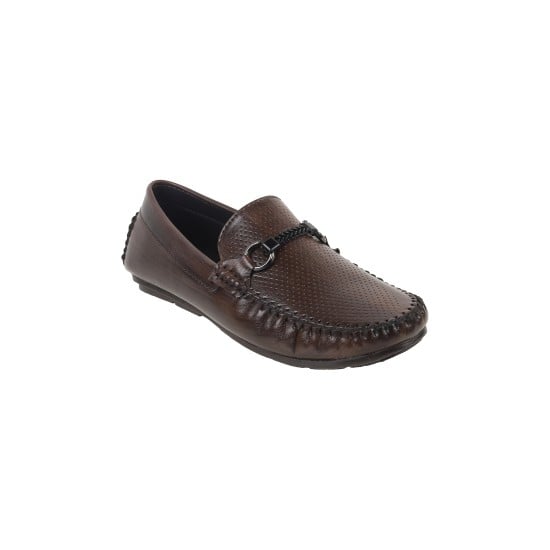 Boys Brown Casual Loafers