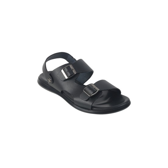 Boys Black Casual Sandals