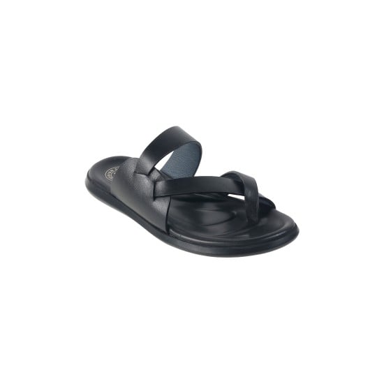 Boys Black Casual Slippers