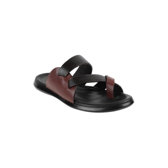 Boys Brown Casual Slippers