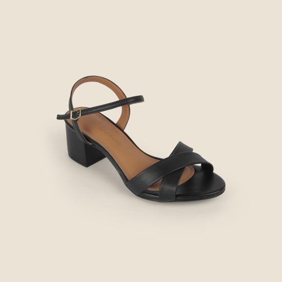 Women Black Casual Sandals