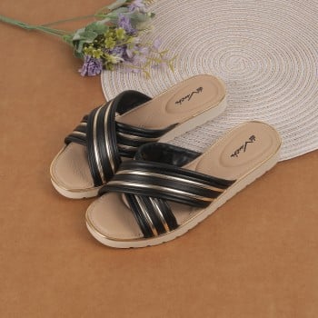 Davinchi Women Black Casual Slip Ons(SKU: 75-114-11-36)