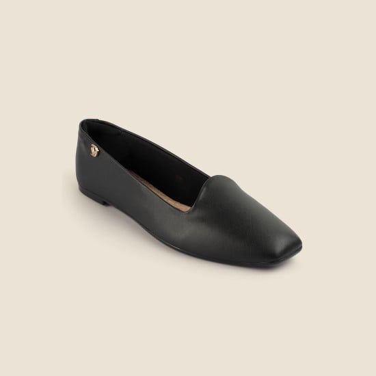 Women Black Casual Ballerinas